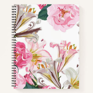 Cuaderno Patrón de flor