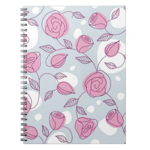Cuaderno Patrón de flor