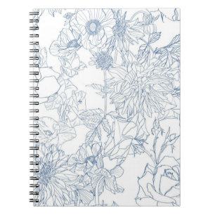 Cuaderno Patrón de flor