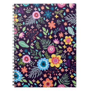 Cuaderno Patrón de flor