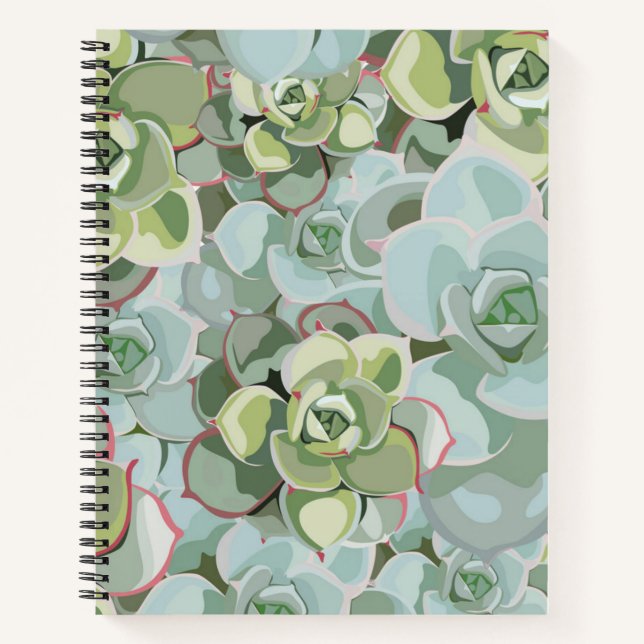 Cuaderno Patrón de flor (Anverso)