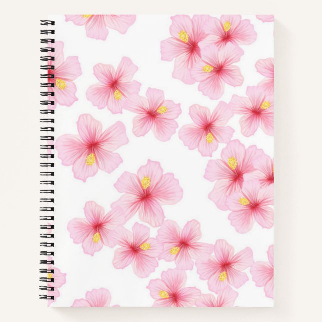 Cuaderno Patrón de flor (Anverso)