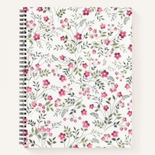 Cuaderno Patrón de flor