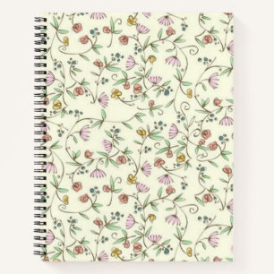 Cuaderno Patrón de flor