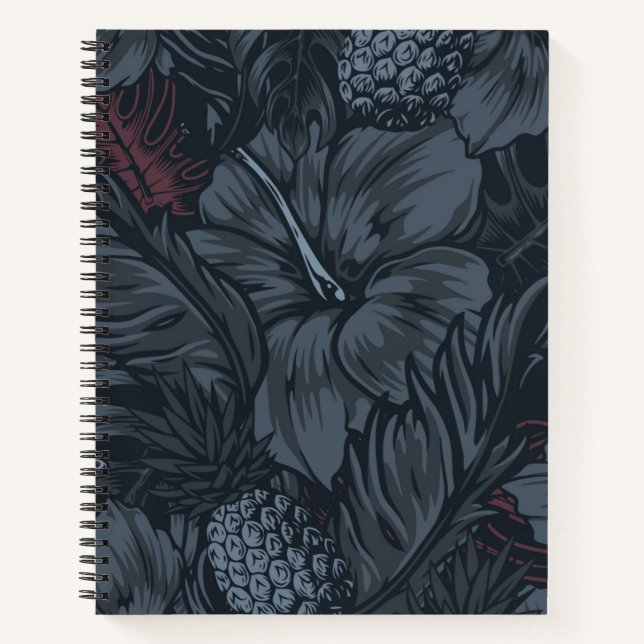 Cuaderno Patrón de flor (Anverso)