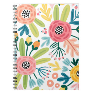 Cuaderno Patrón de flor