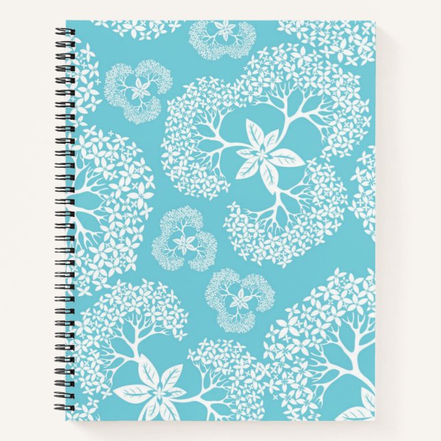 Cuaderno Patrón de flor (Anverso)