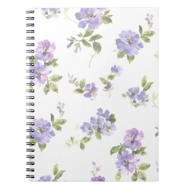 Cuaderno Patrón de flor (Frente)