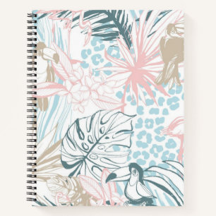 Cuaderno Patrón de flor