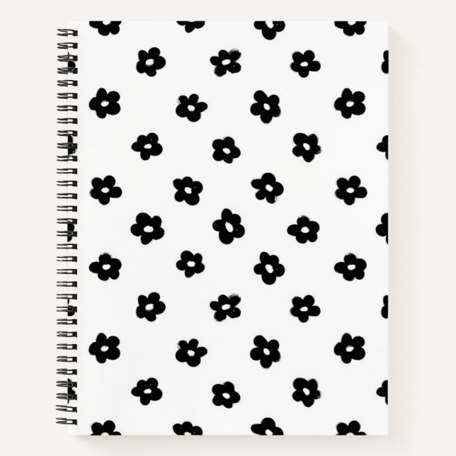 Cuaderno Patrón de flor (Anverso)