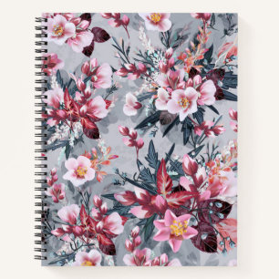 Cuaderno Patrón de flor