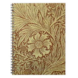 Cuaderno Patrón de Flor Antigua Marigold de William Morris