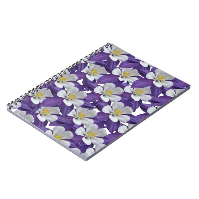 Cuaderno Patrón de flor de columna (Lado Izquierdo)