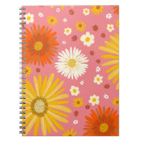 Patrón de flor Retro Daisy