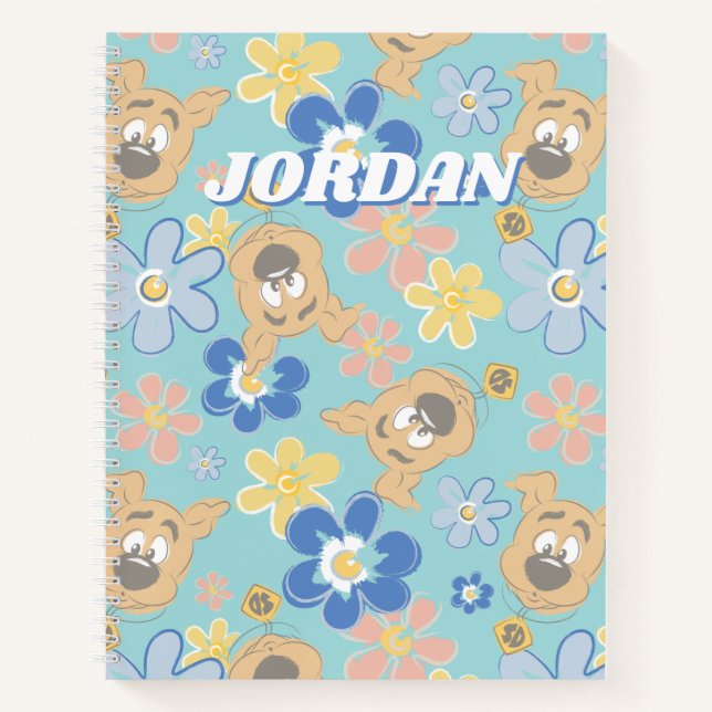Cuaderno Patrón de flor Scooby-Doo de Cuppy (Anverso)