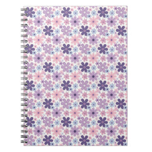 Cuaderno Patrón de Flor Y2K