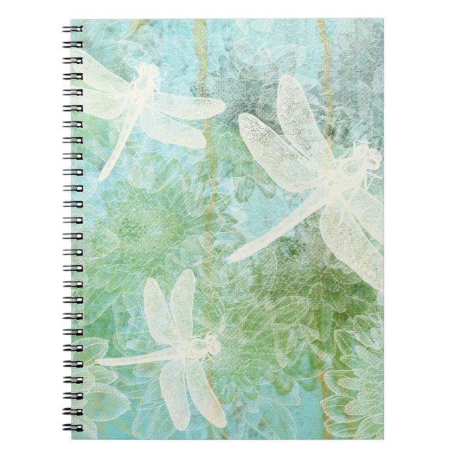 Cuaderno Patrón De Flor Y Dragón (Frente)