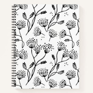 Cuaderno Patrón de flores