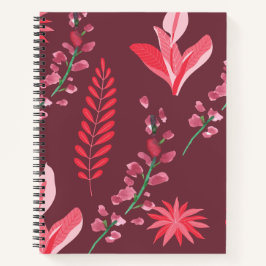 Cuaderno Patrón de flores
