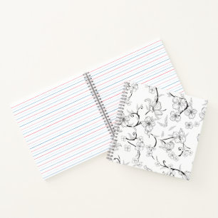 Cuaderno Patrón de Flores Asombrosas 7