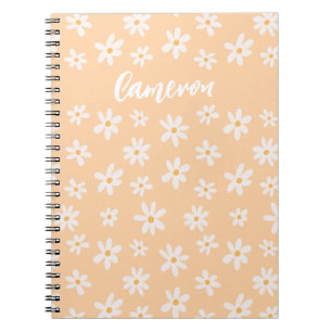 Cuaderno Patrón de flores de margarita