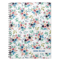 Patrón de flores primaverales coloridas