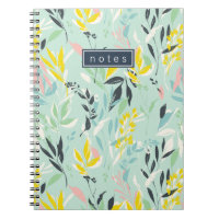 Patrón de follaje de bonito Pastel