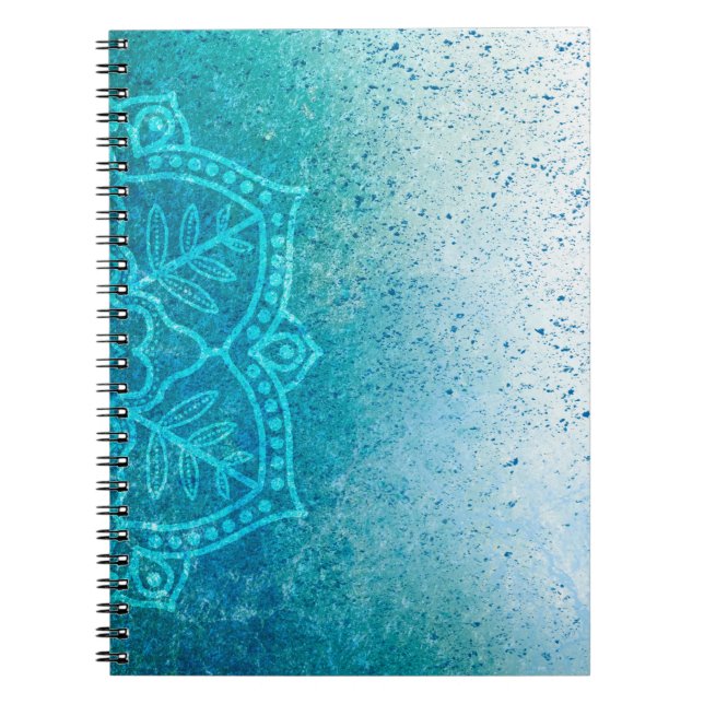 Cuaderno Patrón de fondo de manala (Frente)