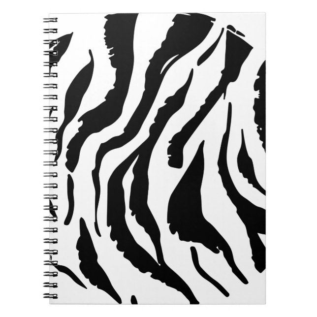 Cuaderno Patrón de fondo geométrico abstracto. Modo de moda (Frente)