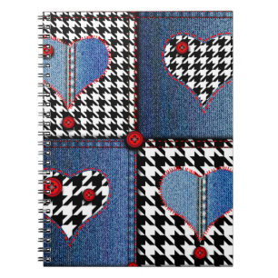 Cuaderno Patrón de fondo sin inconvenientes. Parche de deni
