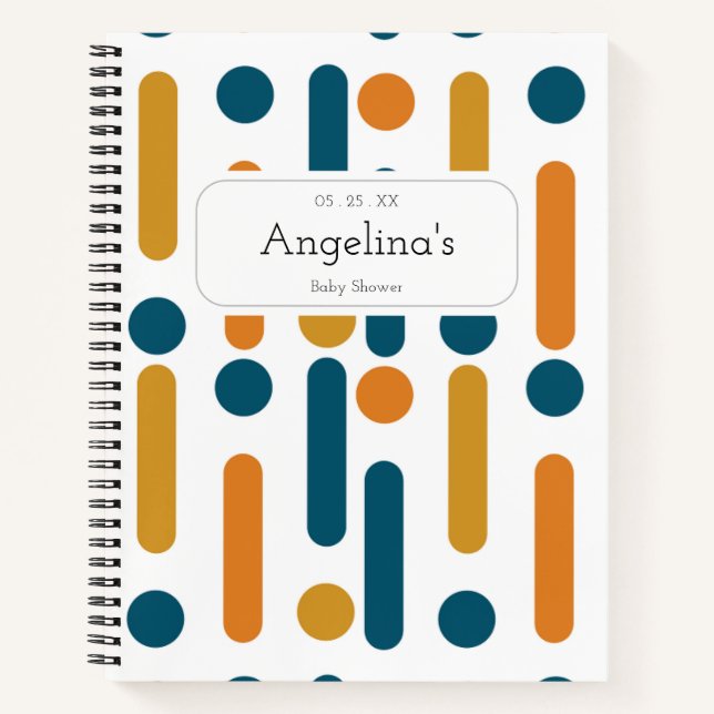 Cuaderno Patrón de forma moderno (Anverso)