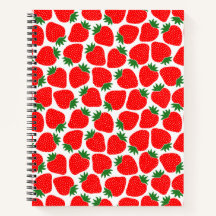Patrón de Fresa, Estético Rojo Festivo