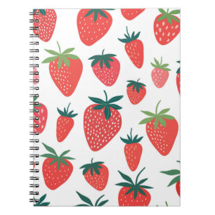 Cuaderno Patrón de fresa sin soldadura