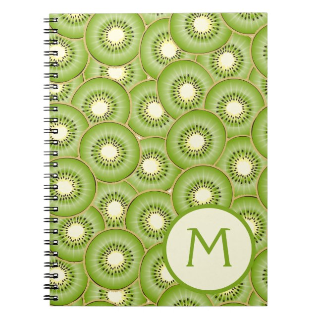 Cuaderno Patrón de fruta de Kiwi (Frente)
