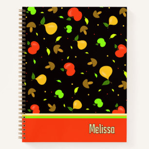 Cuaderno Patrón de frutas
