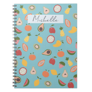 Cuaderno Patrón de frutas rusas