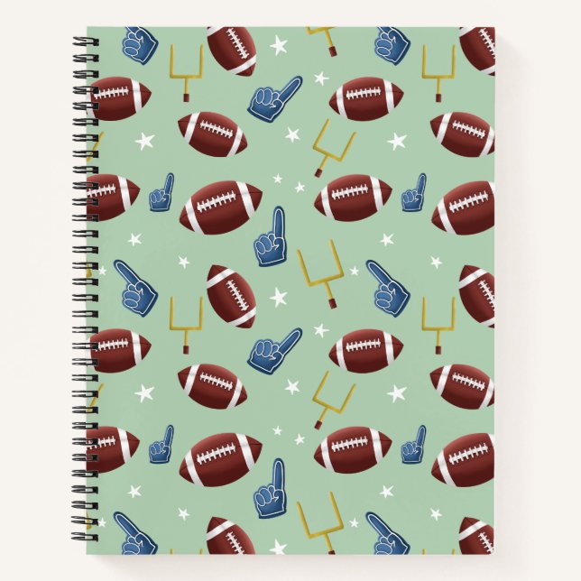 Cuaderno Patrón de fútbol adorable (Anverso)