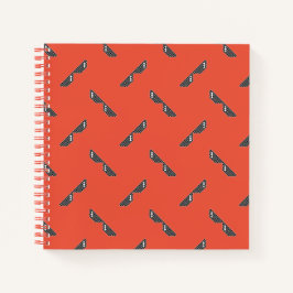 Cuaderno Patrón de gafas de sol de píxeles