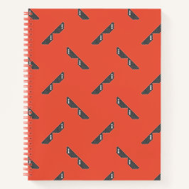 Cuaderno Patrón de gafas de sol de píxeles