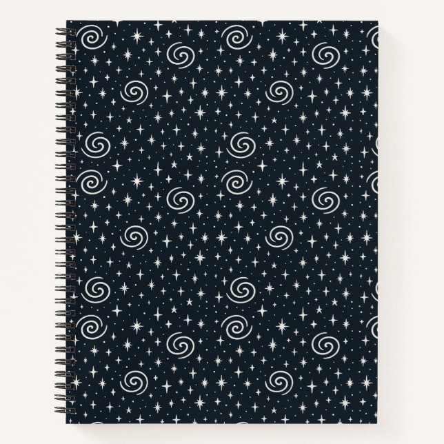 Cuaderno Patrón de galaxia (Anverso)