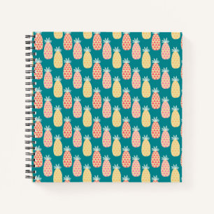 Cuaderno Patrón de garrapatas de piña