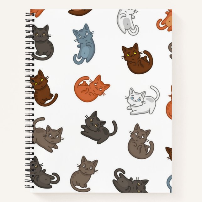 Cuaderno Patrón de gato (Anverso)