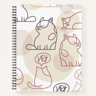 Cuaderno Patrón de gato