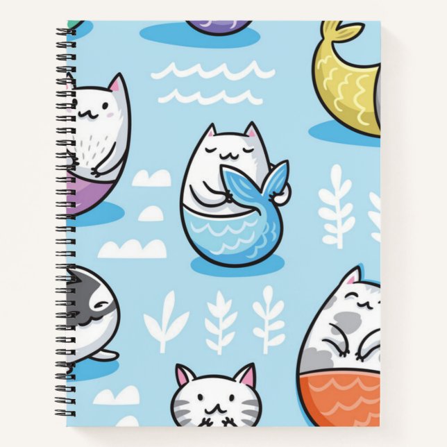 Cuaderno Patrón de gato (Anverso)