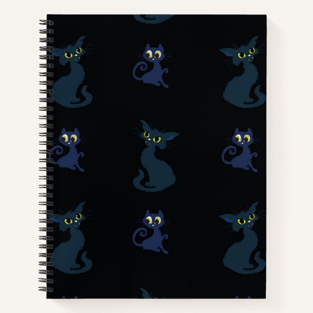 Cuaderno Patrón de gato (Anverso)