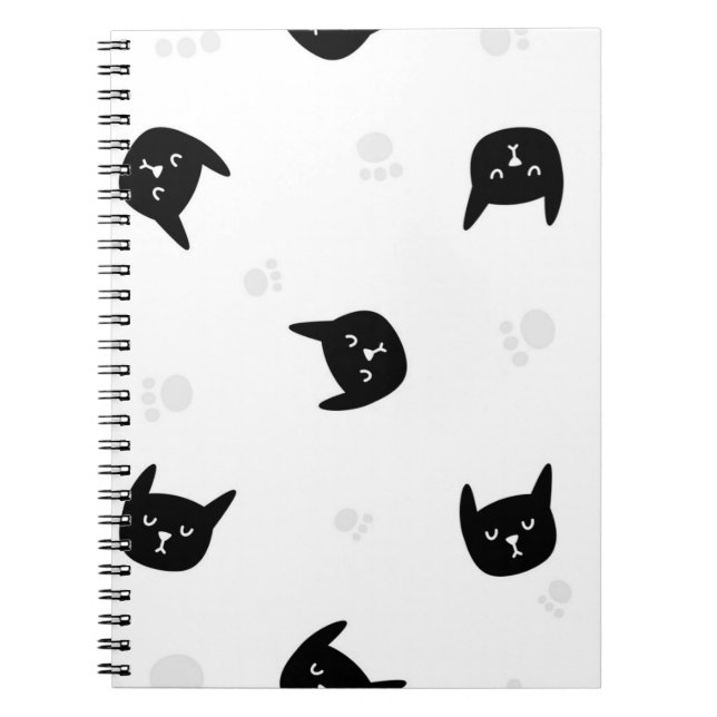 Cuaderno Patrón de gato (Frente)
