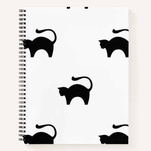 Cuaderno Patrón de gato (Anverso)