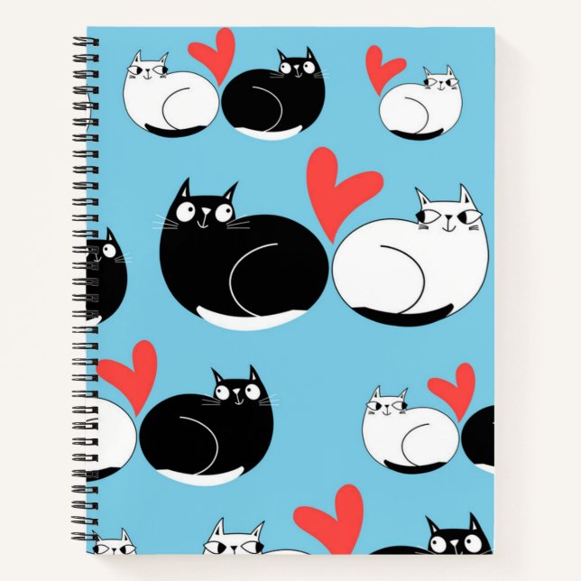Cuaderno Patrón de gato (Anverso)