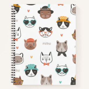 Cuaderno Patrón de gato