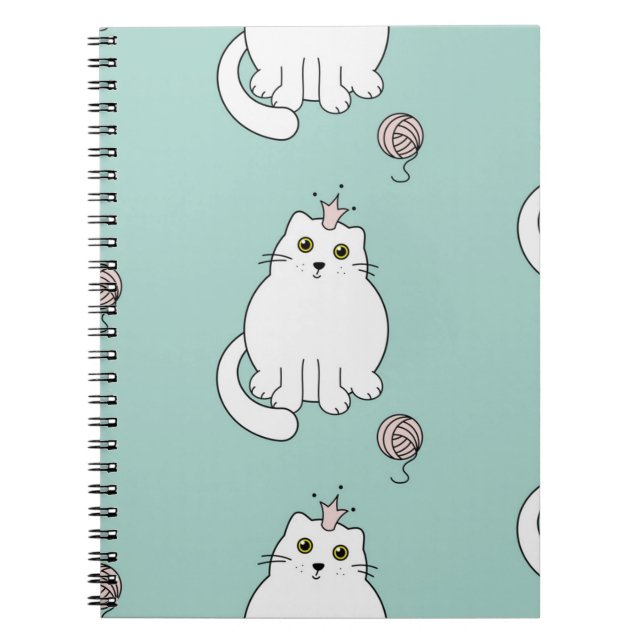 Cuaderno Patrón de gato (Frente)